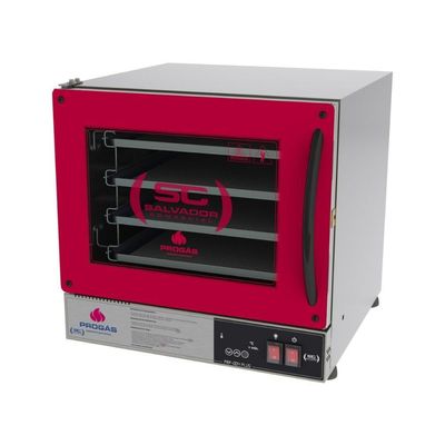 Forno Turbo Elétrico Fast Oven Prp-004 Plus Vermelho - Progas Digital 127v 127v