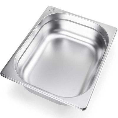 6 Cubas Gastronômicas Inox 1/2 Buffet Restaurante 6,41L Gourmet Mix GX0407