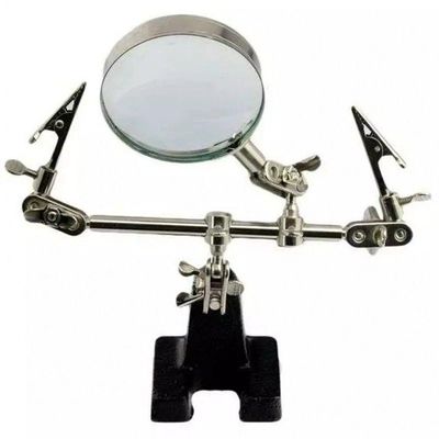 Kit Solda Ferro Tubetes Lupa Sugador e Suporte 220V 30W