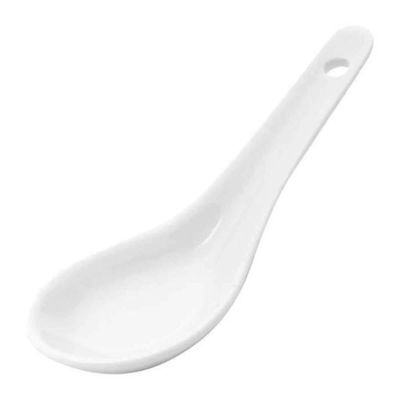 Kit 60 Colheres Finger Food 20ml Porcelana Branca Lyor Degustação Entrada Couvert
