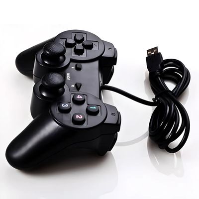 Controle Usb para PC Computador Notebook Joystick Dualshock - Controle USB FR-202 para PC