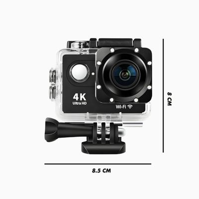 Câmera Filmadora Action Pro 4K Sports ULTRA-HD Wi-Fi Control - À Prova d’Água