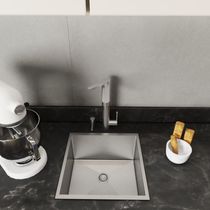 Cuba De Inox 35Cm Quadrada Reta Pia Umida Varandaa Gourmet
