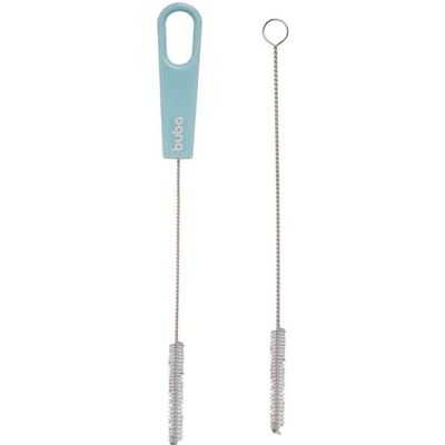 Kit 2 Escovas Para Canudo Azul 9736