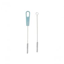 Kit 2 Escovas Para Canudo Azul 9736