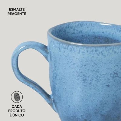 Caneca Em Cerâmica Breeze 250ml Porto Brasil