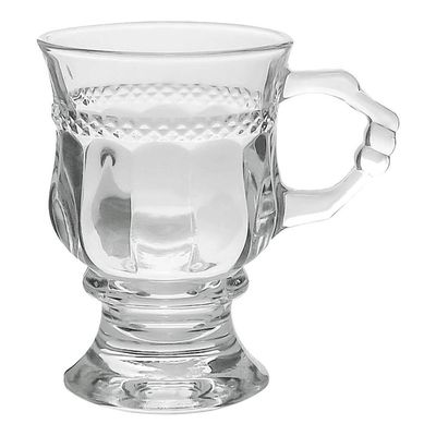 Jogo 12 Caneca De Café 117ml Hanover Vidro Cristalino Transparente Xícara Em Casa Tem