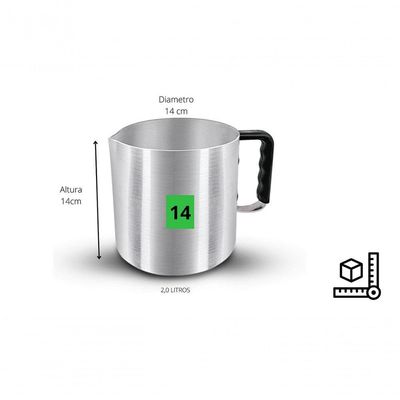 Canecao Hotel Nr 14 2,0l Cabo Baquelite Real 6014