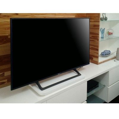 Suporte De Mesa Giratório 360° Para Monitor Tv Branco