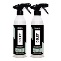 2 Limpador De Pneu Plastico Borracha Delet Vonixx 500ml