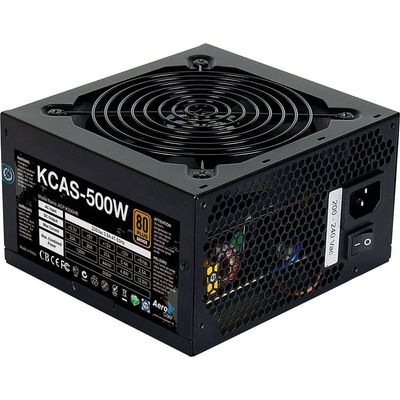 Fonte Gamer Aerocool Kcas 500w 80 Plus Bronze Full Range Pfc Ativo