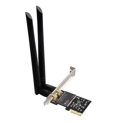 Placa De Rede Pci-e Wireless Knup T119, 2x Antenas, Dual Band (2.4-5ghz)