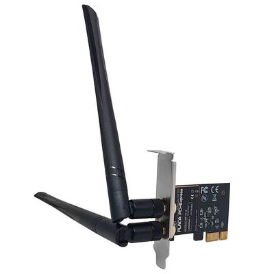 Placa De Rede Pci-e Wireless Knup T119, 2x Antenas, Dual Band (2.4-5ghz)