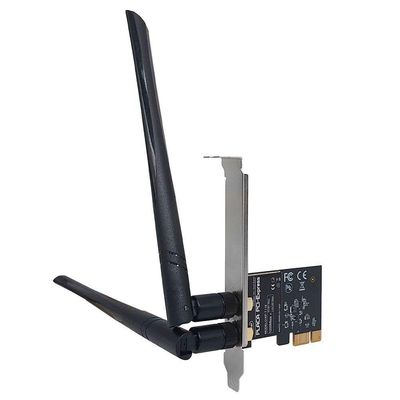Placa De Rede Pci-e Wireless Knup T119, 2x Antenas, Dual Band (2.4-5ghz)
