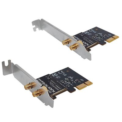 Placa De Rede Pci-e Wireless Knup T119, 2x Antenas, Dual Band (2.4-5ghz)