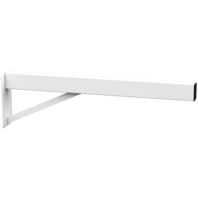 4 Suportes Pia Parafusar Bancada Aparador 60 Cm - Branco