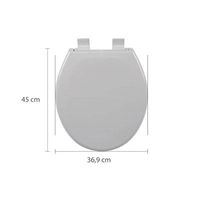 Assento Soft Close Oval - Astra Branco