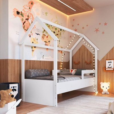 Cama Infantil Montessoriana Branca