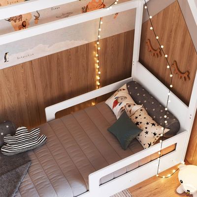 Cama Infantil Montessoriana Branca