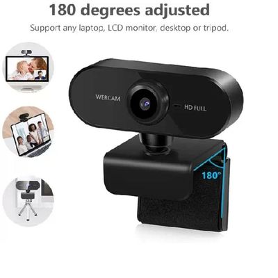 Webcam Full Hd 1080p Microfone Usb Automática