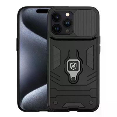 Kit Capa Defender E Pelicula Ultra Glass Para Iphone 15 Pro Max - Gshield