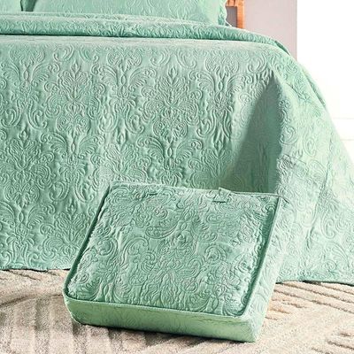 Kit Cobre Leito Colcha Adventure King Dupla Face - Verde