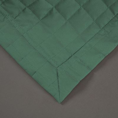 Kit Cobre Leito Colcha Unique Casal Padrão 3 Peças Matelado Percal 300 Fios - Verde