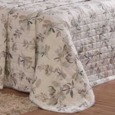 Cobre Leito King Top Line Estampado 180 Fios 3 Peças - Capri