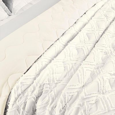 Cobre Leito Aveline Queen 03 Peças - Off White