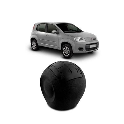 Bola Manopla Câmbio Novo Uno Way Vivace Fiorino Preto