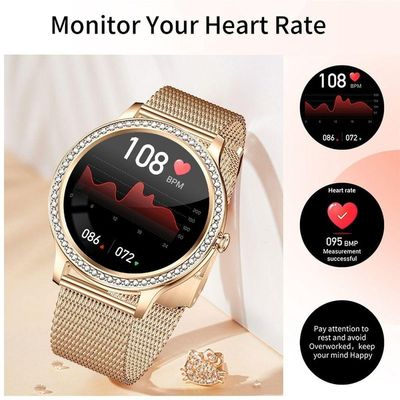 Relógio Smartwatch Feminino Foxbox 1841 à Prova D'água Roxo Chamada Bluetooth