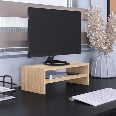 Suporte Para Monitor Stand Home Office Lap 63 Cm L03 Amadeirado - Lyam