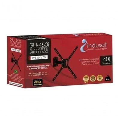 Suporte Para Tv Bi-articulado 10 A 55 Polegadas Su-450i