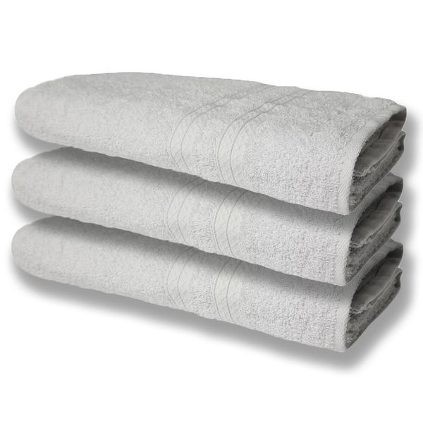 3 Toalhas Super Felpudas Grande E Grossa Algodão 80x150 Itália Soft Beka - Branco