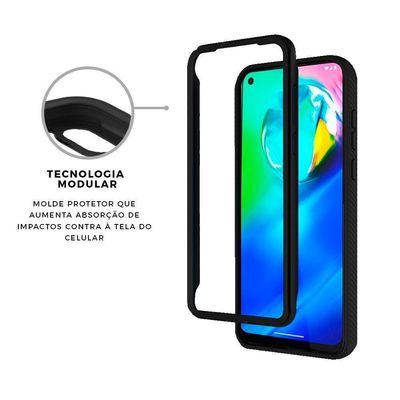 Capa Case Capinha Stronger Preta Para Motorola Moto G Stylus - Gshield