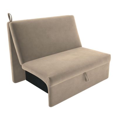 Sofá Cama Para Descanso Galway Suede Bege
