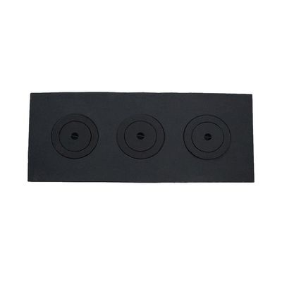 Chapa Redução Em Ferro Para Fogão A Lenha 3 Furos 117X50Cm