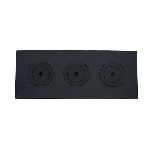 Chapa Redução Em Ferro Para Fogão A Lenha 3 Furos 117X50Cm