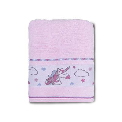 Jogo De Toalha De Banho Infantil 3 Peças Kids 68x110cm Appel Feminino