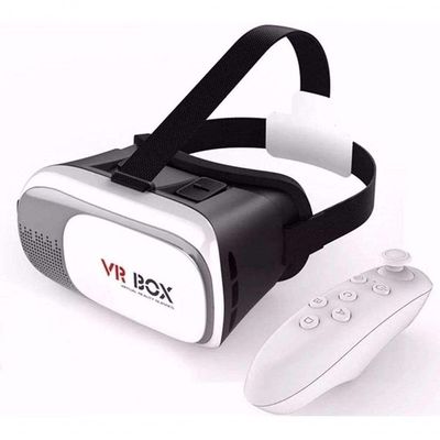 Oculos De Realidade Virtual 3D + Controle Bluetooth - Vr Box
