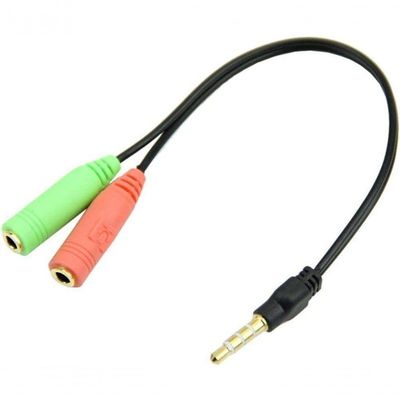 Cabo Adaptador P3 Macho X P2 Femea Para Microfone Cabo P3