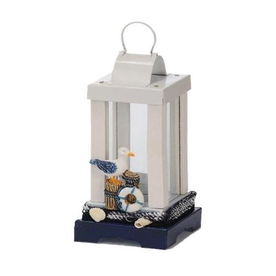 Lamparina Luminária Castiçal Vela Naval Gaivota Decoração