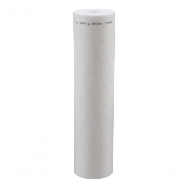 Kit 5 Unidades Refil Filtro Polipropileno Bbi 9"3-4 Pp10-20b Cor Branco Micragem 10 Micra