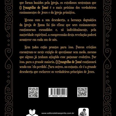 Evangelho de Tomé (o) O Elo Perdido Nova Edição