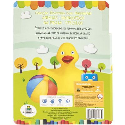 Livro Infantil Diversão Com Massinha - Todo Livro - Brinquedos