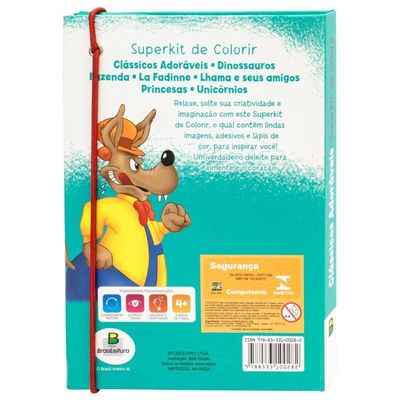 Livro Superkit De Colorir - Todolivro - Classicos Adoraveis