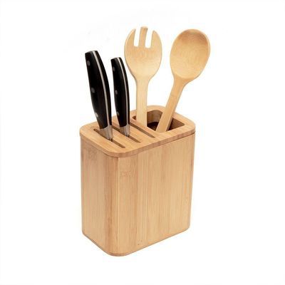 Porta Facas E Utensílios De Bambu Oikos Orgânico
