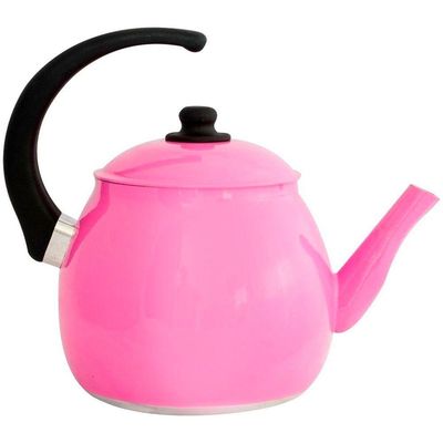 Kit Chaleira E Bule Gulê Alumínio 2 Peças Rosa
