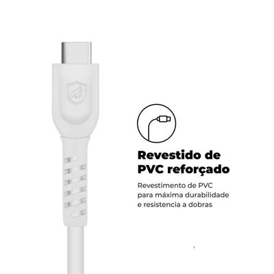 Kit Carregador Turbo Tipo C + Cabo Dual Shock Tipo C + Carregador Veicular Flex - Gshield