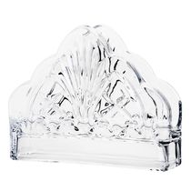 Porta Guardanapos De Cristal Dublin Transparente 13cm Lyor